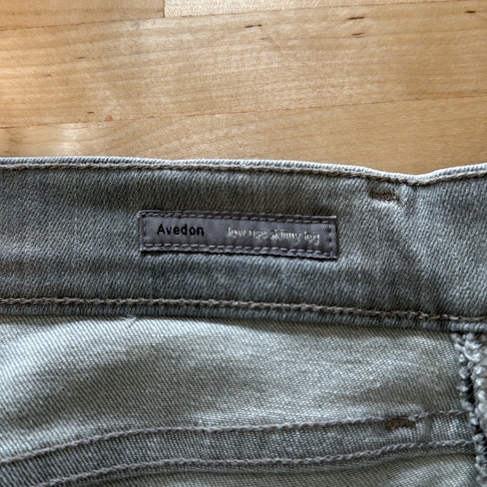 Citizens Of Humanity Mid-Rise Avedon Skinny Leg Gray Jeans, 31 - Picture 8 of 9